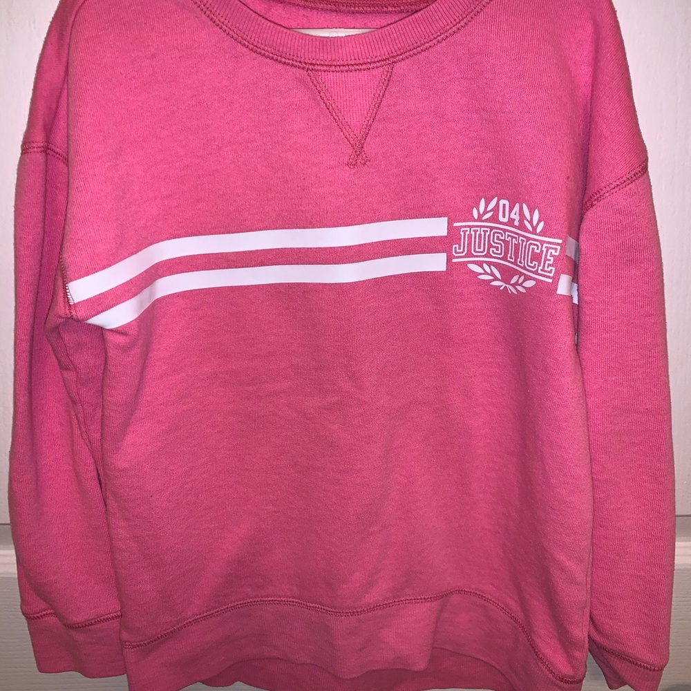 🌸🌸Pink Justice Crewneck